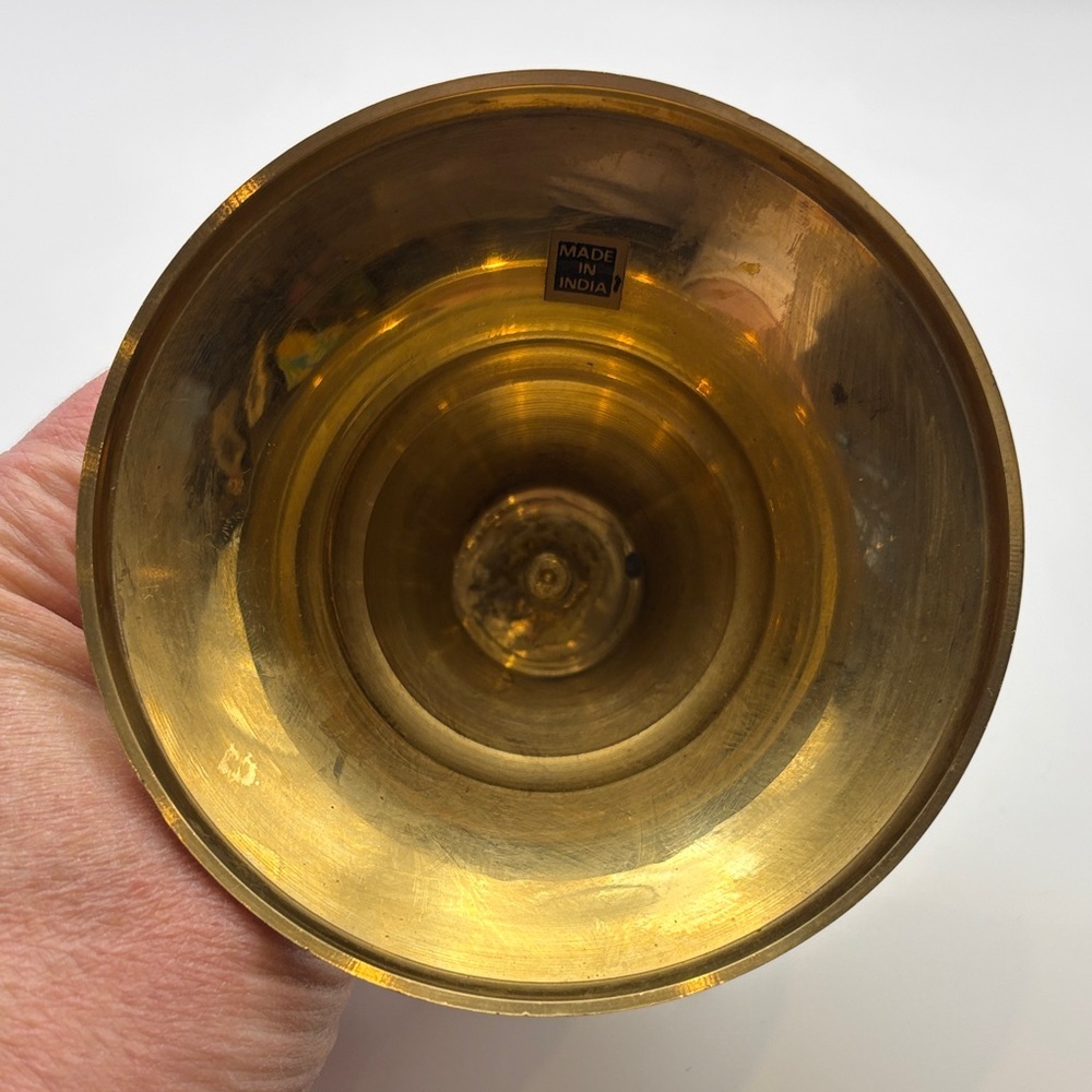 VTG Pr Solid‎ Brass Candlestick Holders - Picture 4 of 6